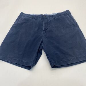 Tommy Hilfiger Shorts Mens Size 40 Navy Dark Blue Flat Front‎ Cotton TH Chino